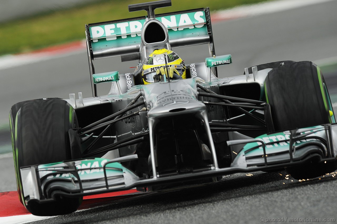 BARCELONA TEST MARZO 2013, Nico Rosberg (GER) Mercedes AMG F1 W04.
01.03.2013. 