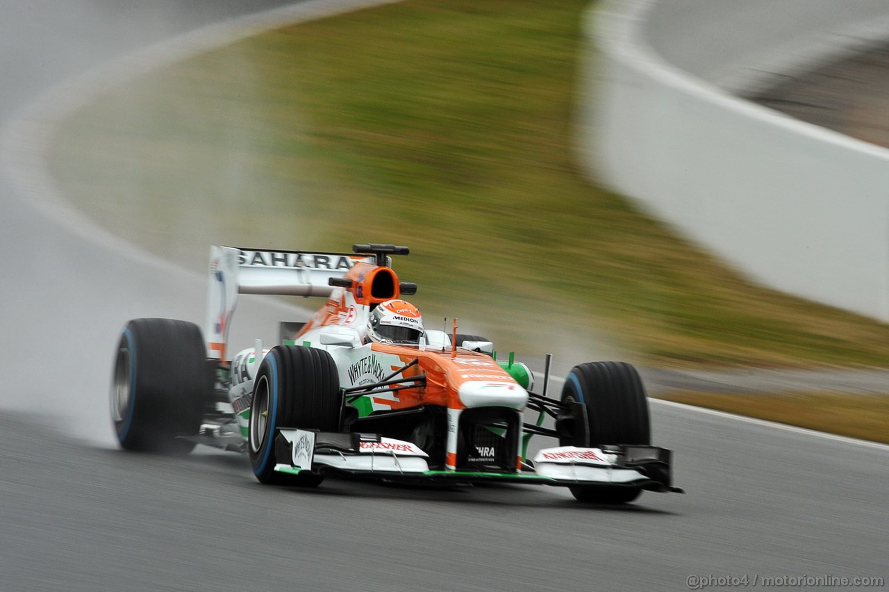 BARCELONA TEST MARZO 2013, Adrian Sutil (GER) Sahara Force India VJM06.
01.03.2013. 