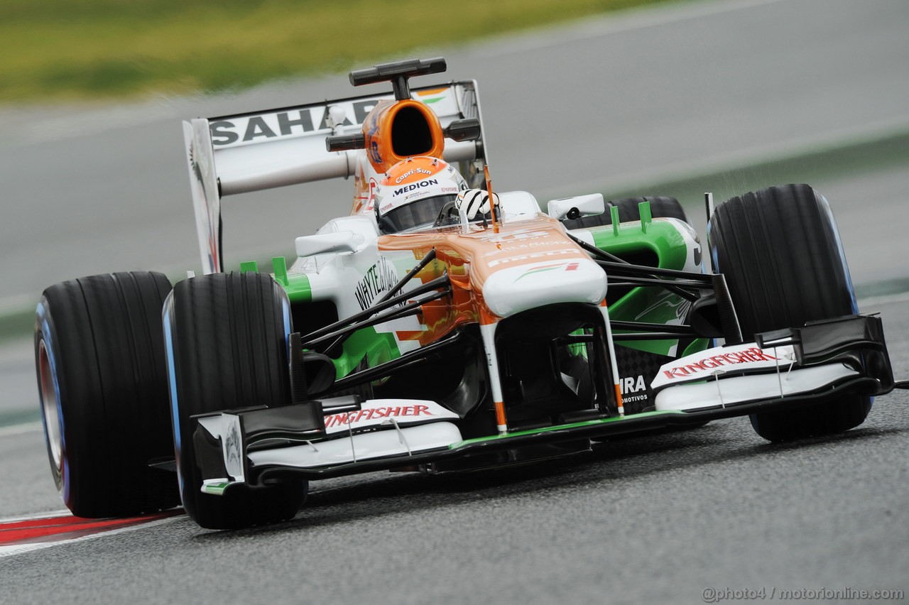 BARCELONA TEST MARZO 2013, Adrian Sutil (GER) Sahara Force India VJM06.
01.03.2013. 