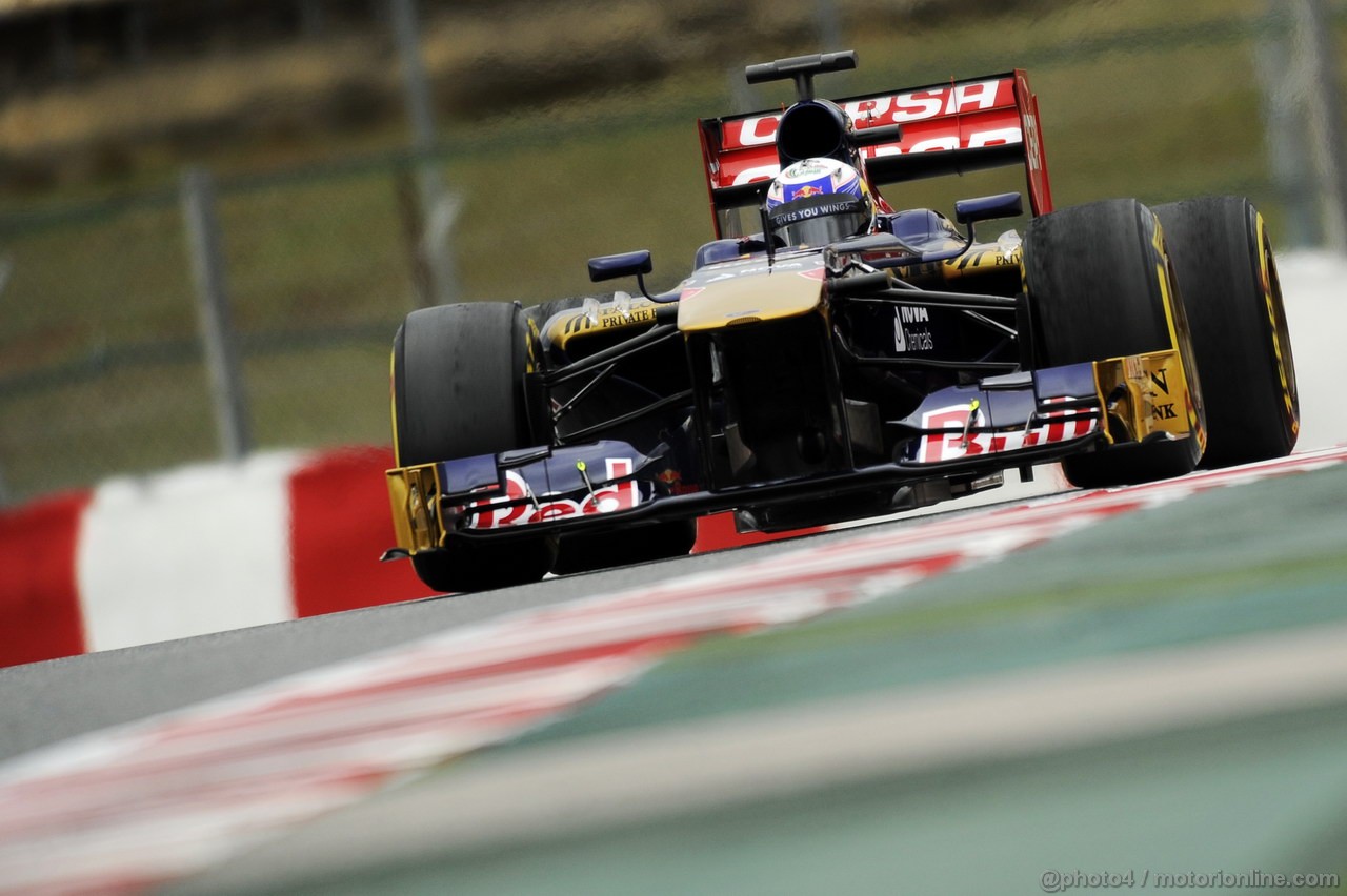 BARCELONA TEST MARZO 2013, Jean-Eric Vergne (FRA) Scuderia Toro Rosso STR8.
01.03.2013. 