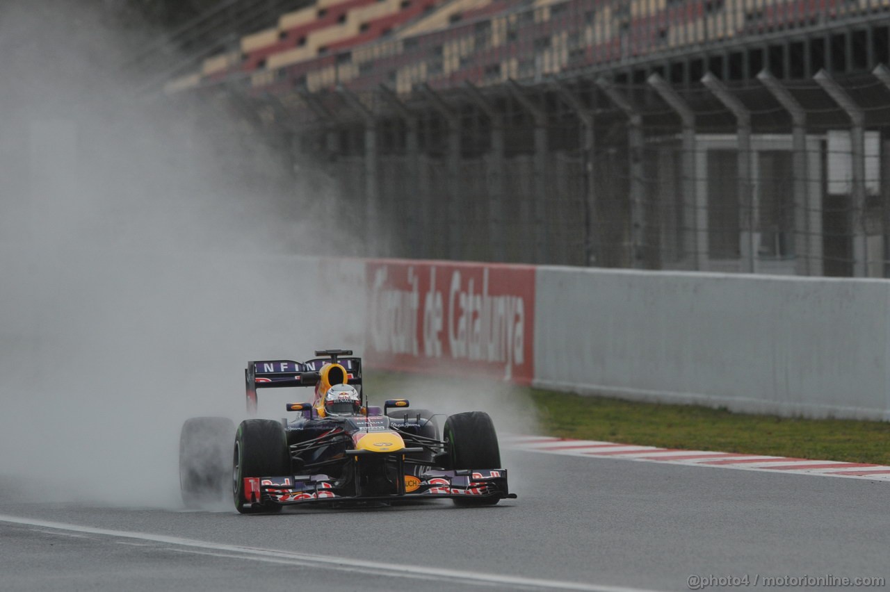 BARCELONA TEST MARZO 2013, Sebastian Vettel (GER) Red Bull Racing RB9.
01.03.2013. 