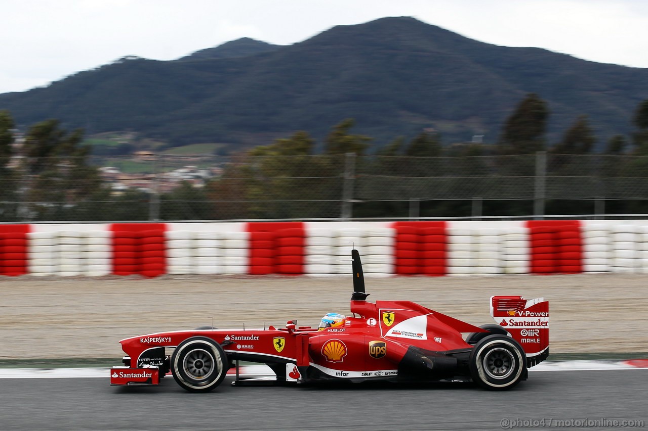 BARCELONA TEST MARZO 2013, Fernando Alonso (ESP) Ferrari F138.
01.03.2013. 