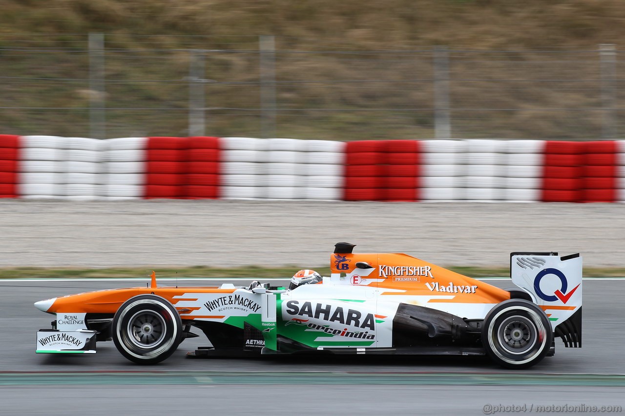 BARCELONA TEST MARZO 2013, Adrian Sutil (GER) Sahara Force India VJM06.
01.03.2013. 