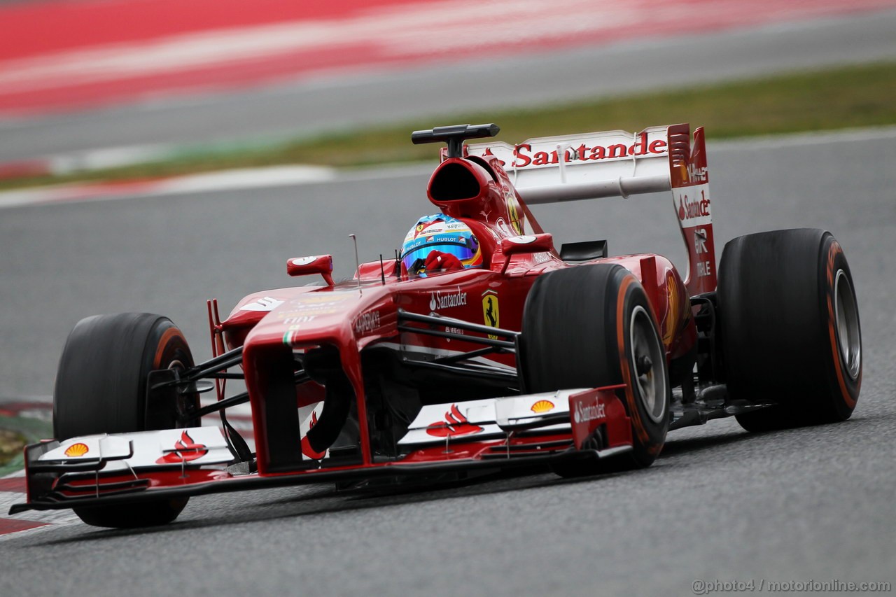 BARCELONA TEST MARZO 2013, Fernando Alonso (ESP) Ferrari F138.
01.03.2013. 