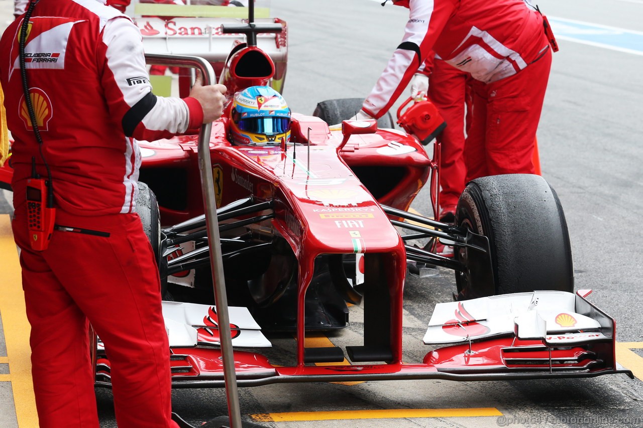 BARCELONA TEST MARZO 2013, Fernando Alonso (ESP) Ferrari F138.
01.03.2013. 