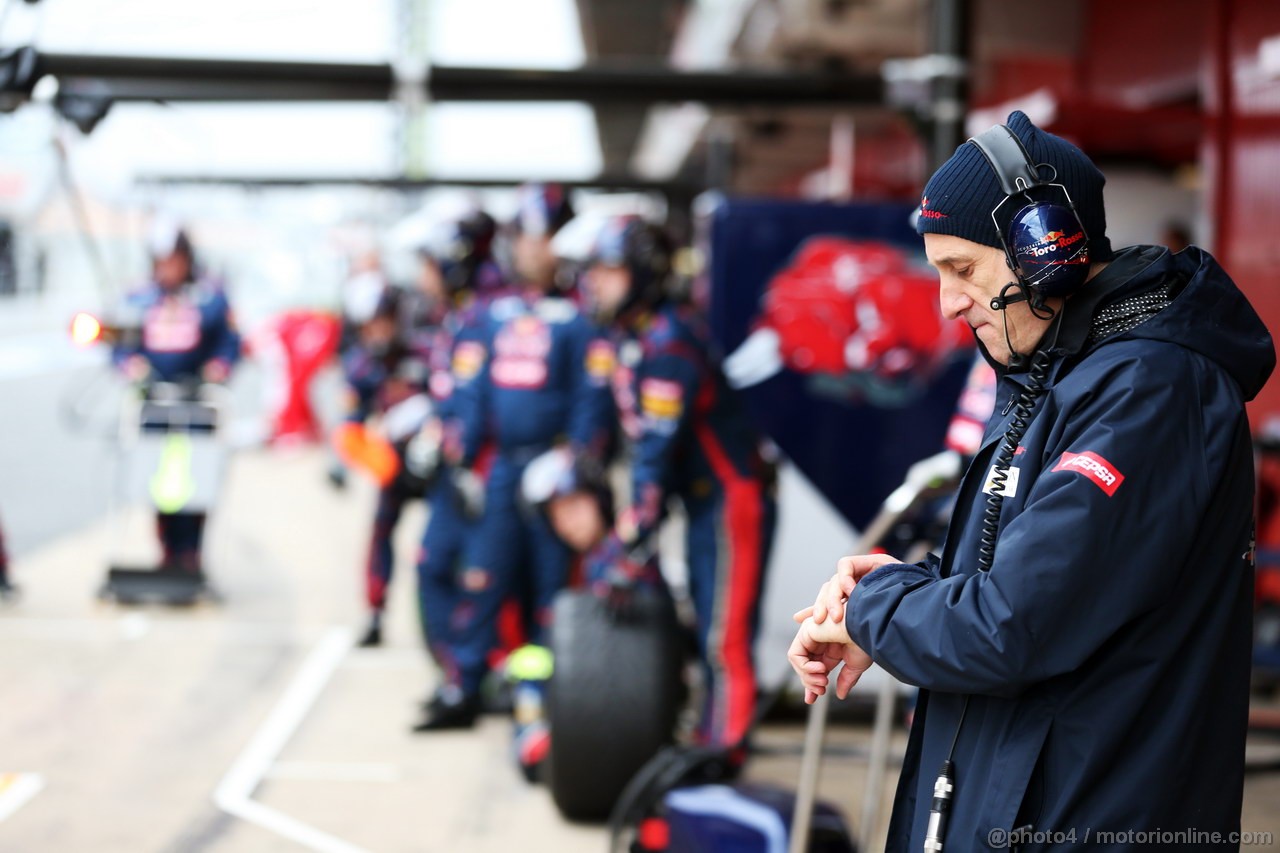 BARCELONA TEST MARZO 2013, Franz Tost (AUT) Scuderia Toro Rosso Team Principal.
01.03.2013. 