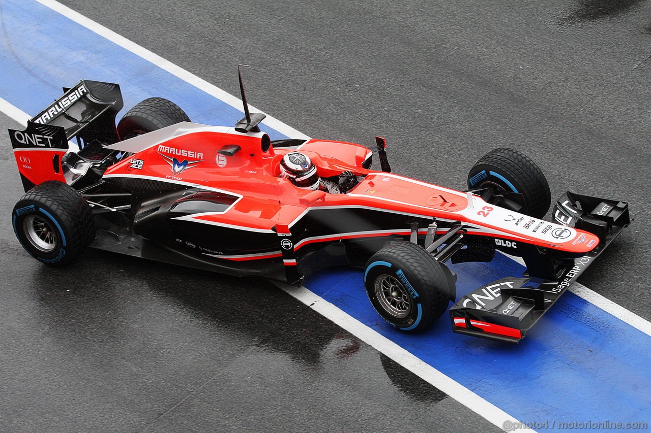BARCELONA TEST MARZO 2013, Max Chilton (GBR) Marussia F1 Team MR02.
01.03.2013