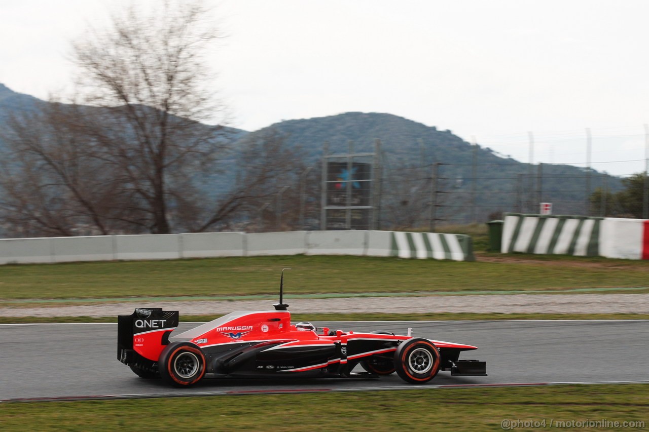 BARCELONA TEST MARZO 2013, Max Chilton (GBR) Marussia F1 Team MR02.
01.03.2013