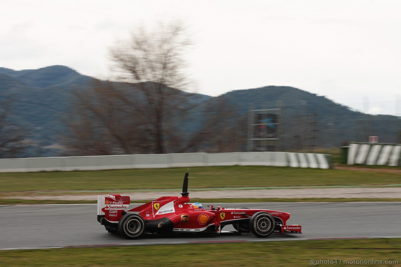 BARCELONA TEST MARZO 2013, Fernando Alonso (ESP) Ferrari F138.
01.03.2013. 