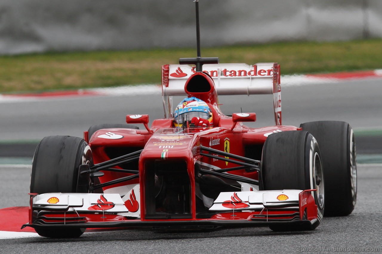BARCELONA TEST MARZO 2013, Fernando Alonso (ESP) Ferrari F138.
01.03.2013. 