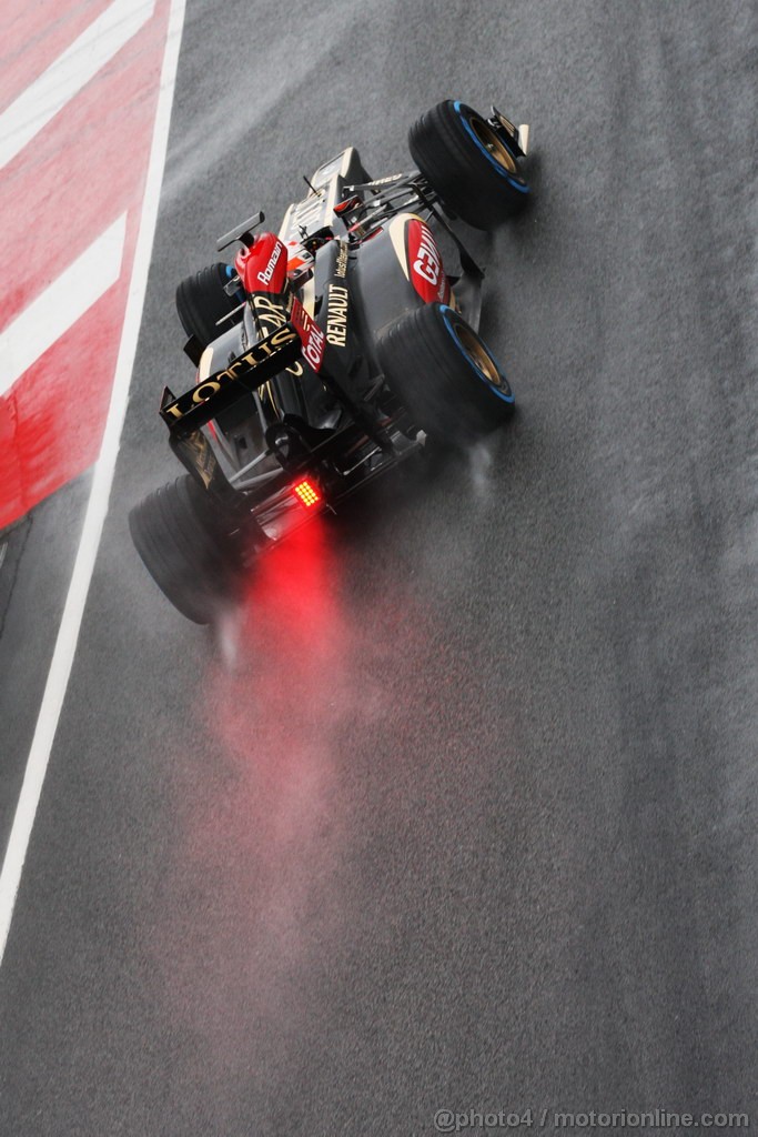 BARCELONA TEST MARZO 2013, Romain Grosjean (FRA) Lotus F1 E21.
01.03.2013. 