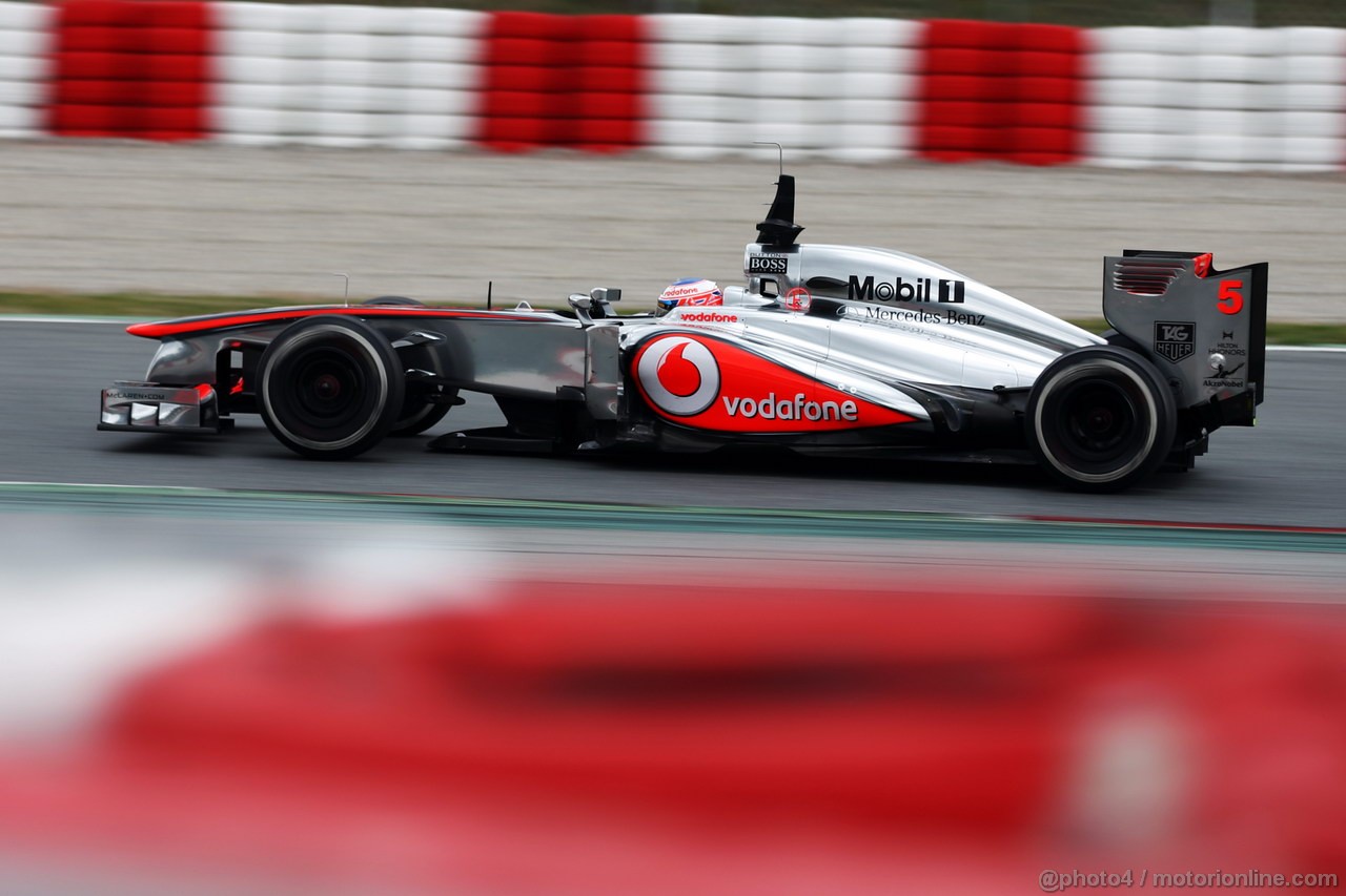 BARCELONA TEST MARZO 2013, Jenson Button (GBR) McLaren MP4-28.
01.03.2013. 