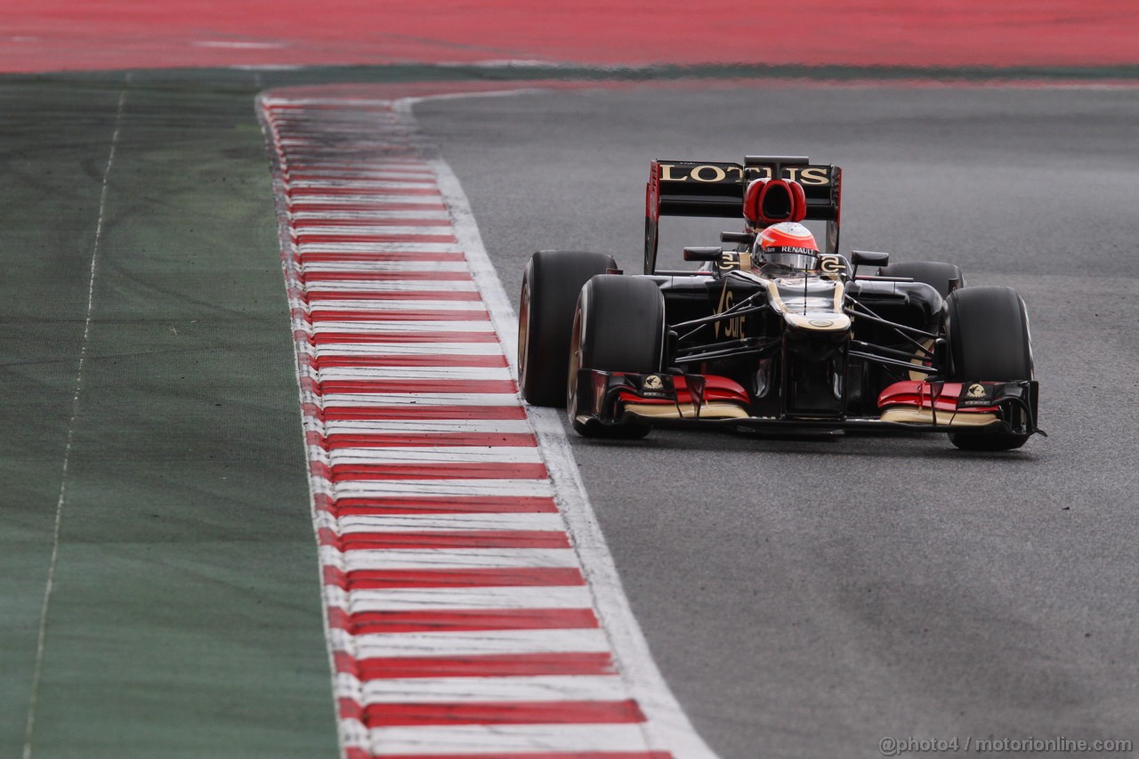 BARCELONA TEST MARZO 2013, Romain Grosjean (FRA) Lotus F1 E21.
01.03.2013. 