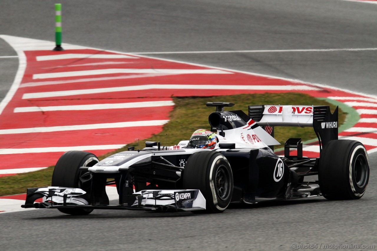 BARCELONA TEST MARZO 2013, Pastor Maldonado (VEN) Williams FW35.
01.03.2013. 