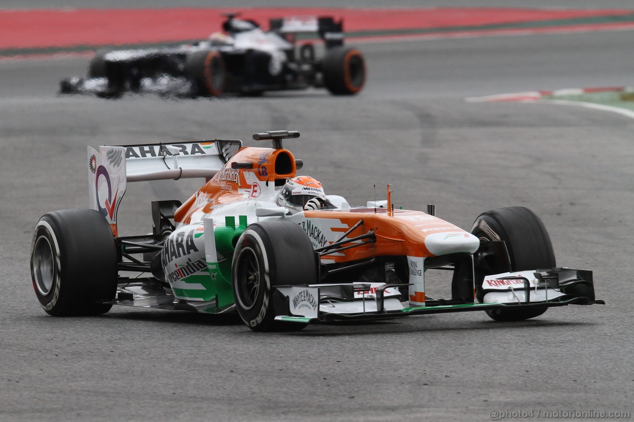 BARCELONA TEST MARZO 2013, Adrian Sutil (GER) Sahara Force India VJM06.
01.03.2013. 