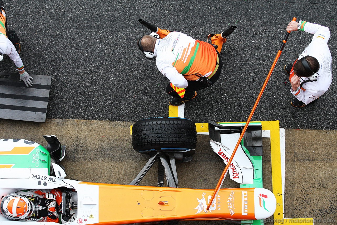 BARCELONA TEST MARZO 2013, Adrian Sutil (GER) Sahara Force India VJM06.
01.03.2013. 