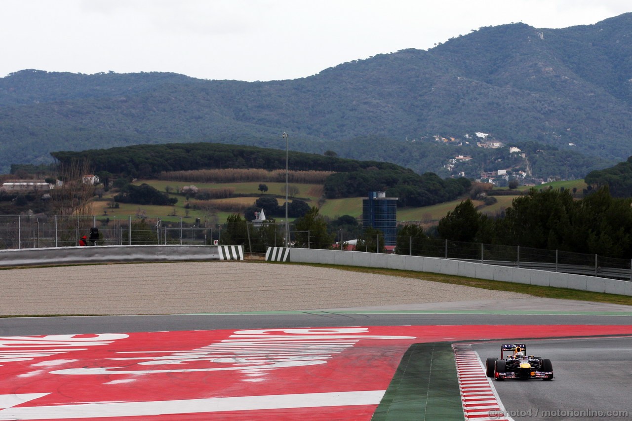 BARCELONA TEST MARZO 2013, Sebastian Vettel (GER) Red Bull Racing RB9.
01.03.2013. 