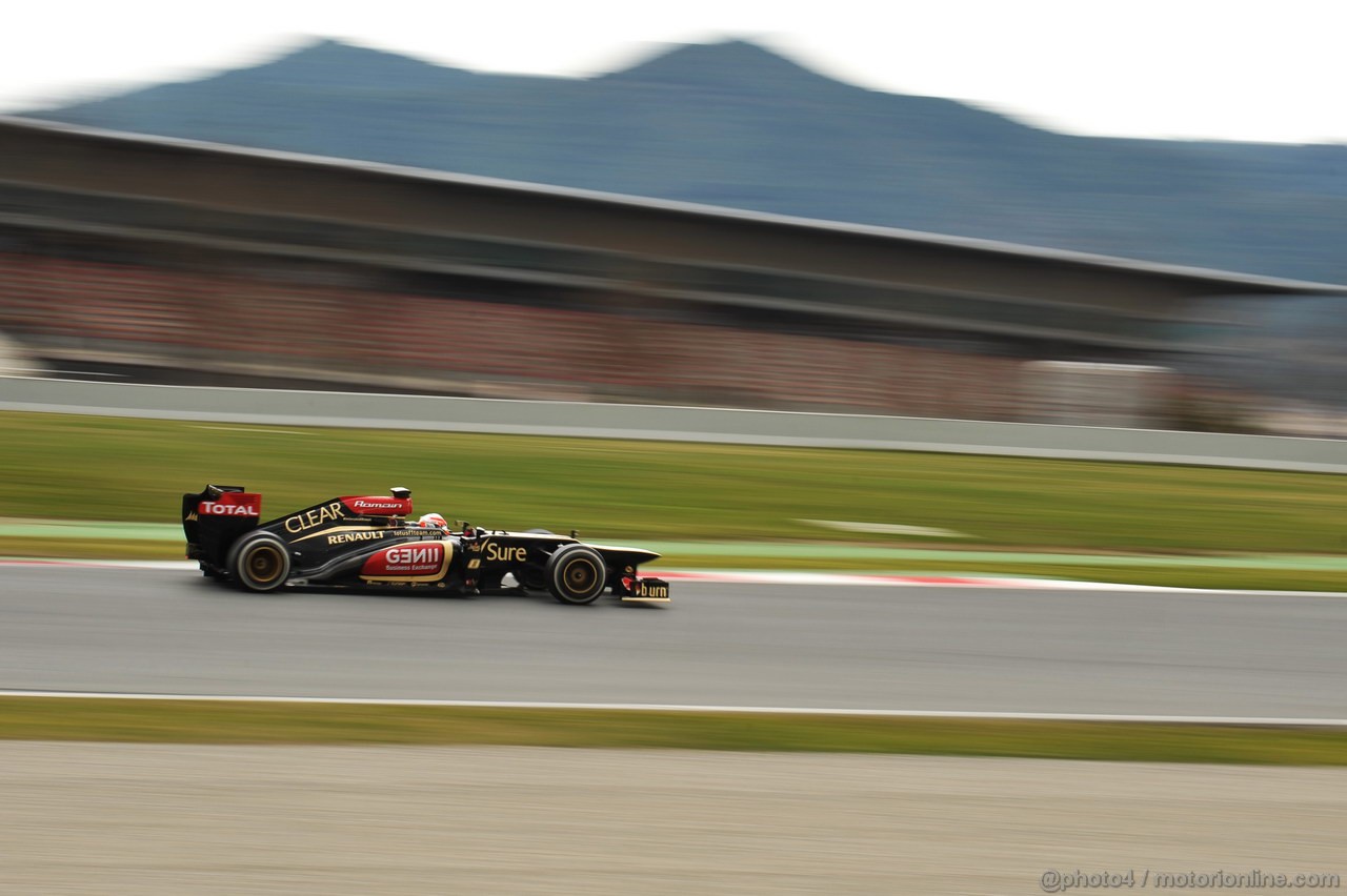BARCELONA TEST MARZO 2013, Romain Grosjean (FRA) Lotus F1 E21.
01.03.2013. 
