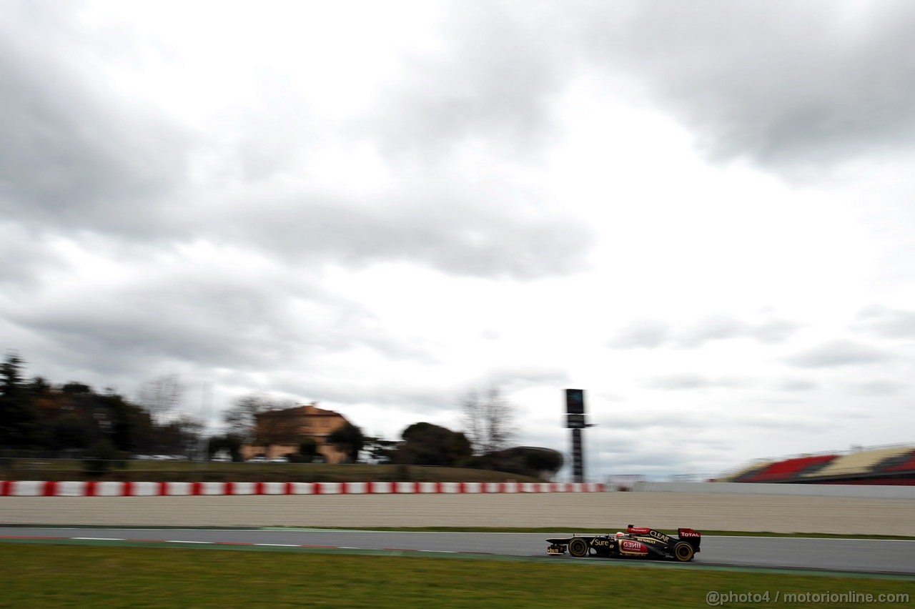 BARCELONA TEST MARZO 2013, Romain Grosjean (FRA) Lotus F1 E21.
01.03.2013. 