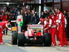 BARCELONA TEST MARZO 2013, Fernando Alonso (ESP) Ferrari F138 returns to the pits with something attached to the fuel nozzle.
01.03.2013. 