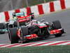 BARCELONA TEST MARZO 2013, Jenson Button (GBR) McLaren MP4-28 davanti a Nico Rosberg (GER) Mercedes AMG F1 W04.
01.03.2013. 