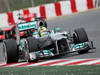 BARCELONA TEST MARZO 2013, Nico Rosberg (GER) Mercedes AMG F1 W04 davanti a Jenson Button (GBR) McLaren MP4-28.
01.03.2013. 