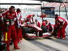 BARCELONA TEST MARZO 2013, Fernando Alonso (ESP) Ferrari F138 practices a pit stop.
01.03.2013. 