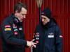 BARCELONA TEST MARZO 2013, (L to R): Steve Nielsen (GBR) Scuderia Toro Rosso Sporting Director with Franz Tost (AUT) Scuderia Toro Rosso Team Principal 
01.03.2013. 
