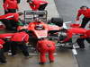 BARCELONA TEST MARZO 2013, Max Chilton (GBR) Marussia F1 Team MR02 in the pits.
01.03.2013. 
