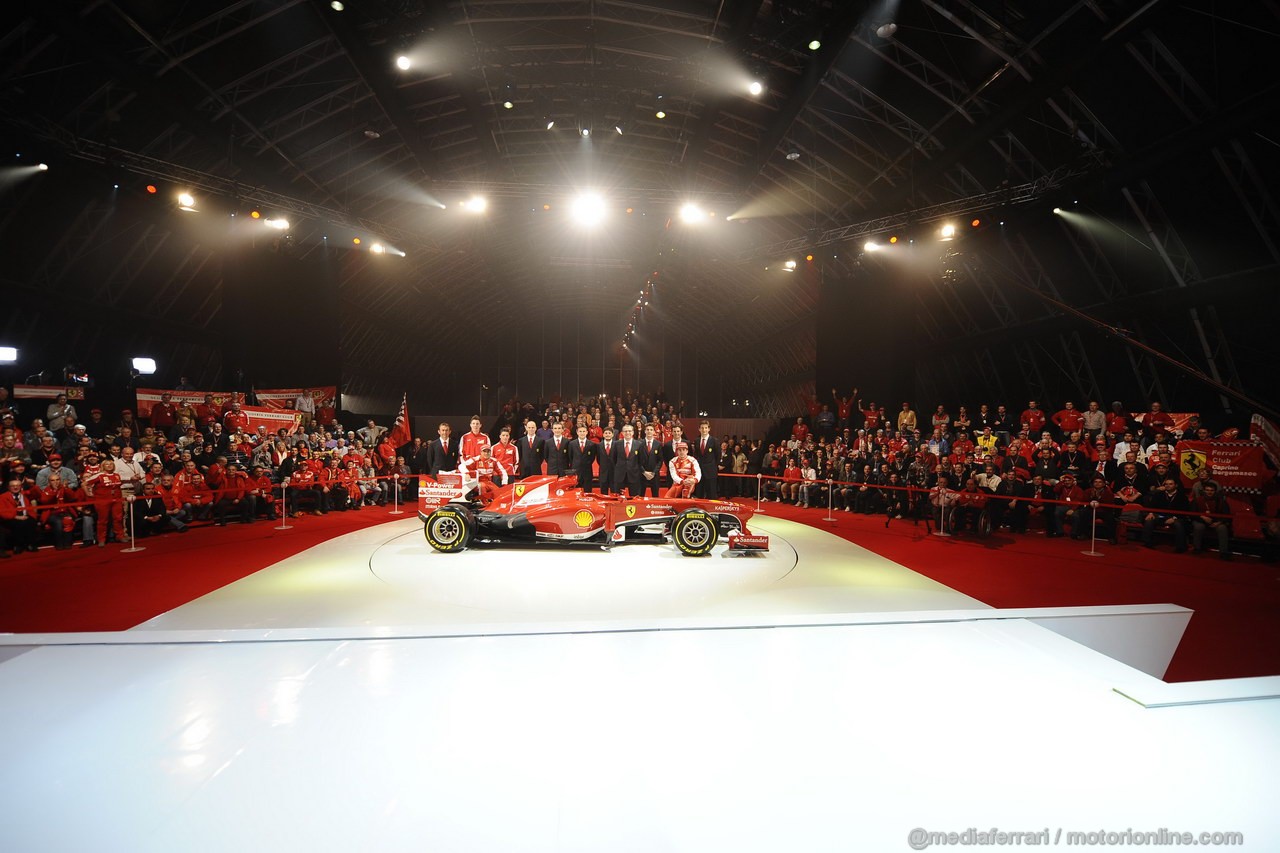 FERRARI F138, FIORANO 01/02/2013 - PRESENTAZIONE FERRARI F138 - 
 FOTO STUDIO COLOMBO 