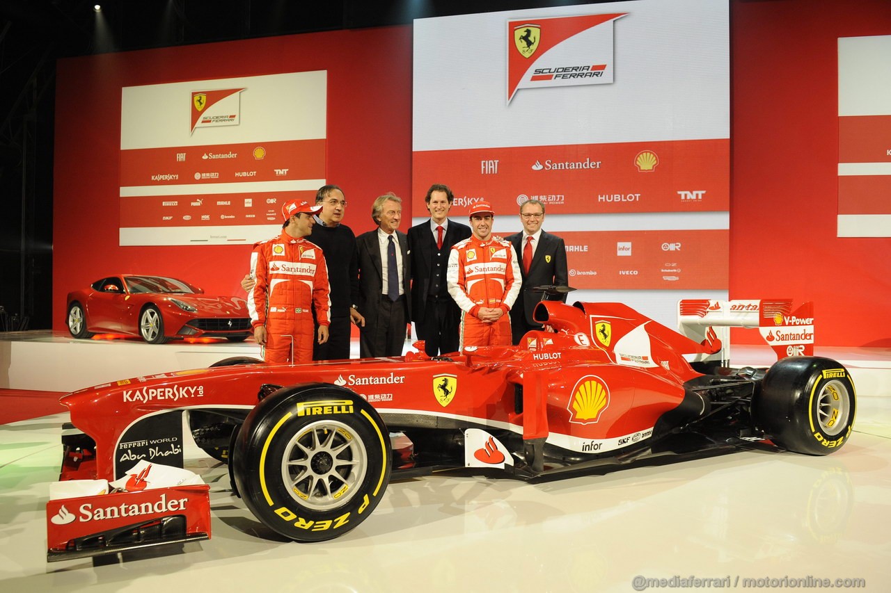 FERRARI F138, FIORANO 01/02/2013 - PRESENTAZIONE FERRARI F138 - 
 FOTO STUDIO COLOMBO 