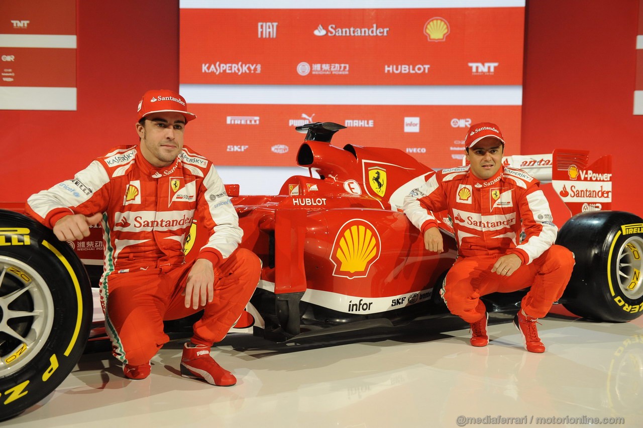 FERRARI F138, FIORANO 01/02/2013 - PRESENTAZIONE FERRARI F138 - 
 FOTO STUDIO COLOMBO 