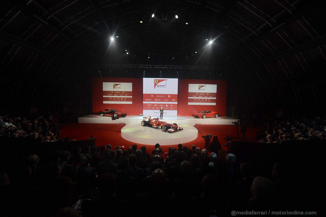 FERRARI F138, FIORANO 01/02/2013 - PRESENTAZIONE FERRARI F138 - 
 FOTO STUDIO COLOMBO 
