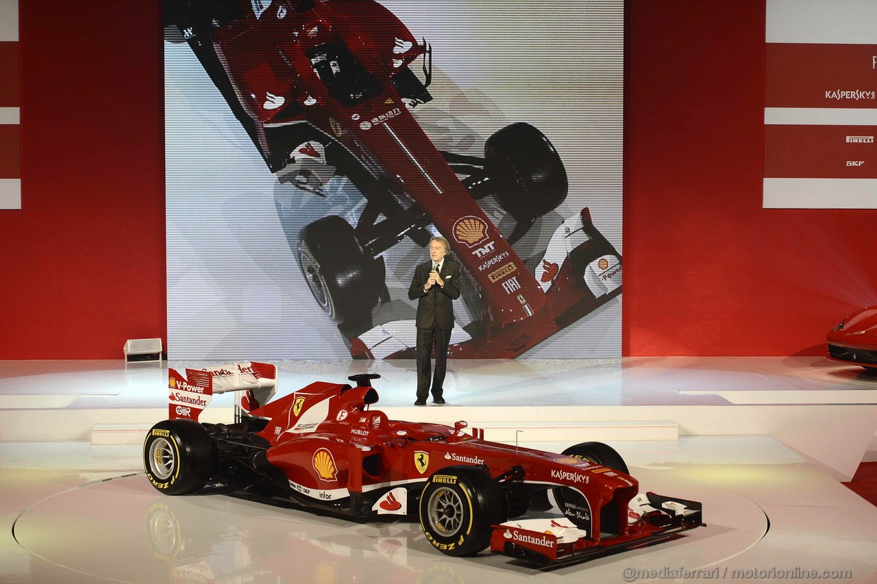 FERRARI F138, FIORANO 01/02/2013 - PRESENTAZIONE FERRARI F138 - 
 FOTO STUDIO COLOMBO 