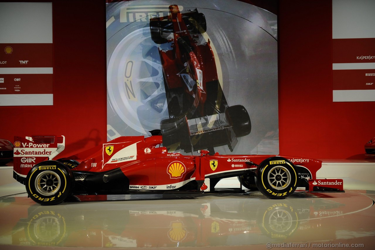FERRARI F138, FIORANO 01/02/2013 - PRESENTAZIONE FERRARI F138 - 
 FOTO STUDIO COLOMBO 