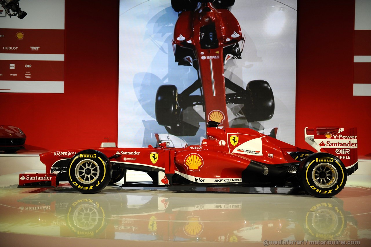 FERRARI F138, FIORANO 01/02/2013 - PRESENTAZIONE FERRARI F138 - 
 FOTO STUDIO COLOMBO 
