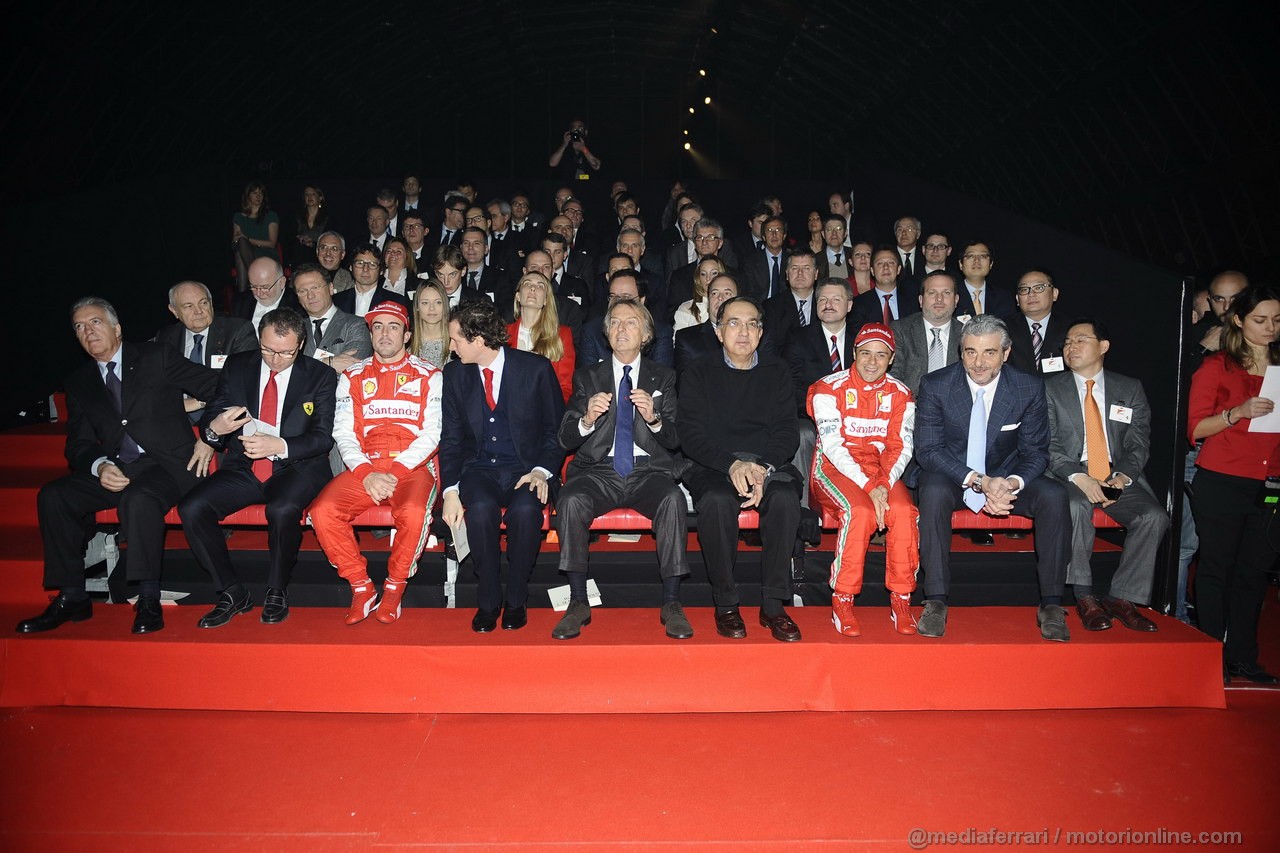 FERRARI F138, FIORANO 01/02/2013 - PRESENTAZIONE FERRARI F138 - 
 FOTO STUDIO COLOMBO 