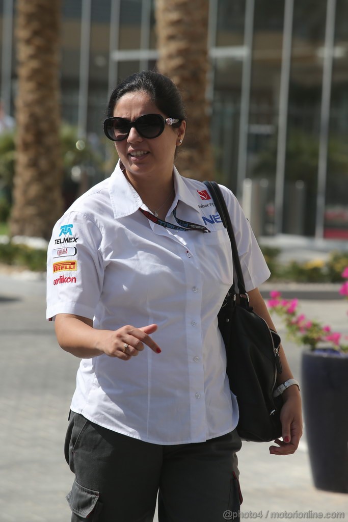 GP ABU DHABI, 03.11.2013- Monisha Kaltenborn (AUT) Sauber Team Principal 
