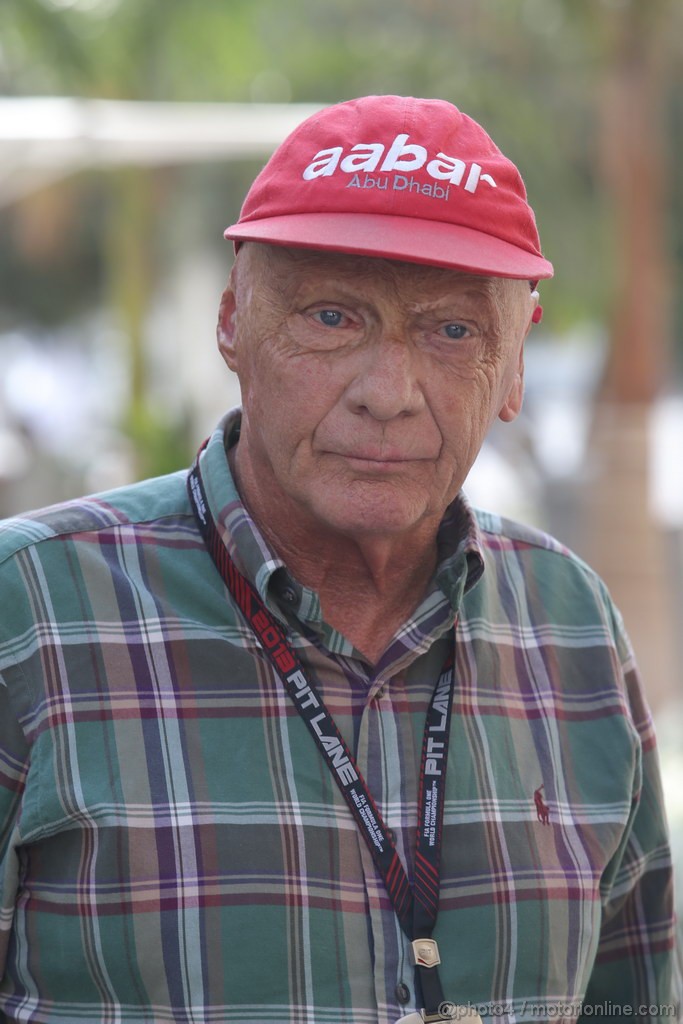GP ABU DHABI, 03.11.2013- Nikki Lauda (AU), Mercedes 