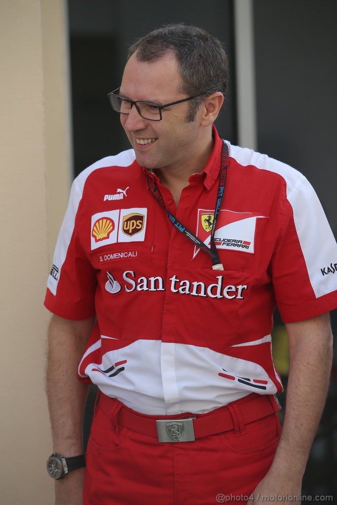 GP ABU DHABI, 03.11.2013- Stefano Domenicali (ITA) Team Principal, Ferrari 