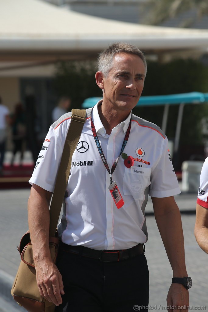 GP ABU DHABI, 03.11.2013- Martin Whitmarsh (GBR), Chief Executive Officer Mclaren 