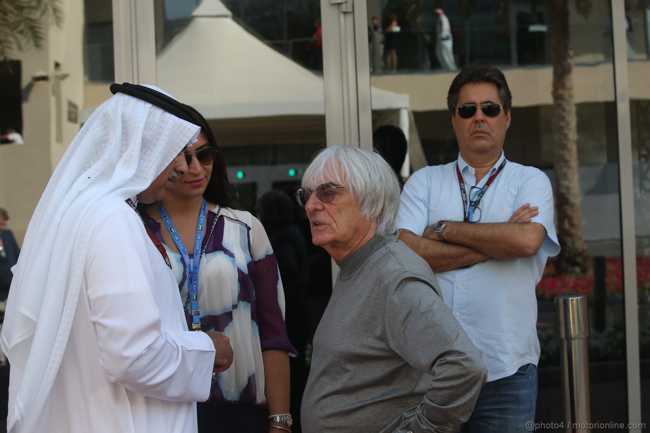 GP ABU DHABI, 03.11.2013- Bernie Ecclestone (GBR), President e CEO of Formula One 
