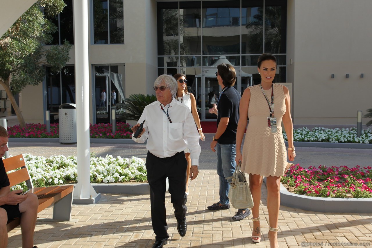 GP ABU DHABI, 03.11.2013- Bernie Ecclestone (GBR), President e CEO of Formula One 