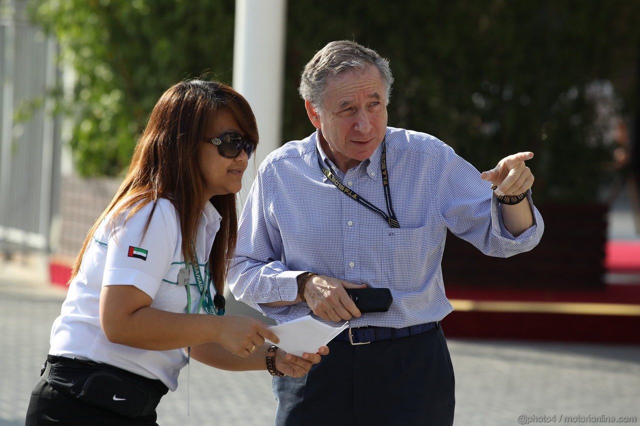 GP ABU DHABI, 03.11.2013- Jean Todt (FRA), President FIA