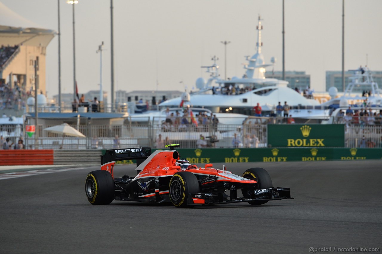 GP ABU DHABI, 03.11.2013- Gara: Max Chilton (GBR), Marussia F1 Team MR02 