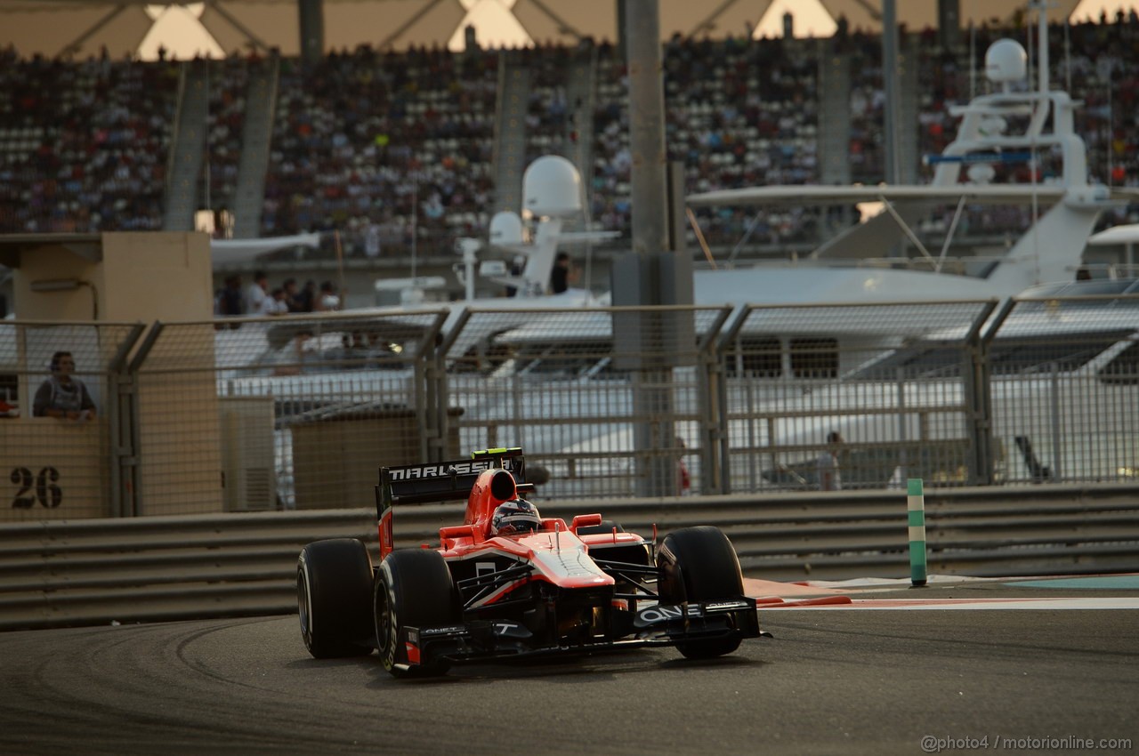 GP ABU DHABI, 03.11.2013- Gara: Max Chilton (GBR), Marussia F1 Team MR02 