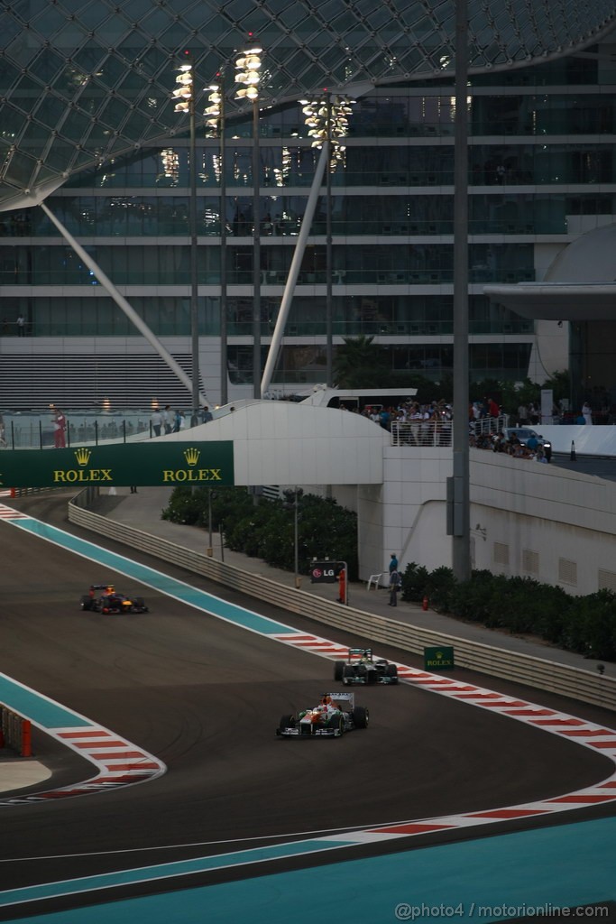 GP ABU DHABI, 03.11.2013- Gara, Adrian Sutil (GER), Sahara Force India F1 Team VJM06