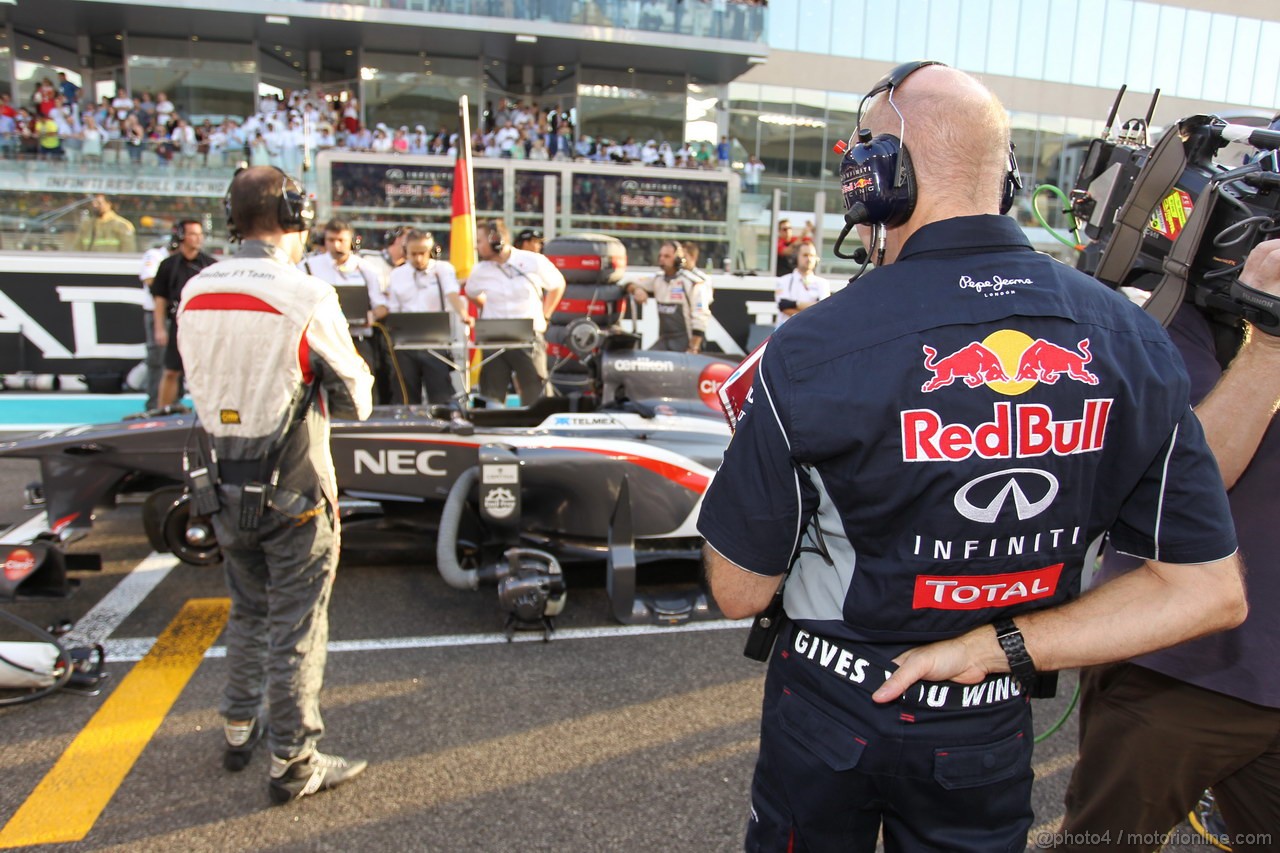 GP ABU DHABI, 03.11.2013- Adrian Newey (GBR), Red Bull Racing , Technical Operations Director