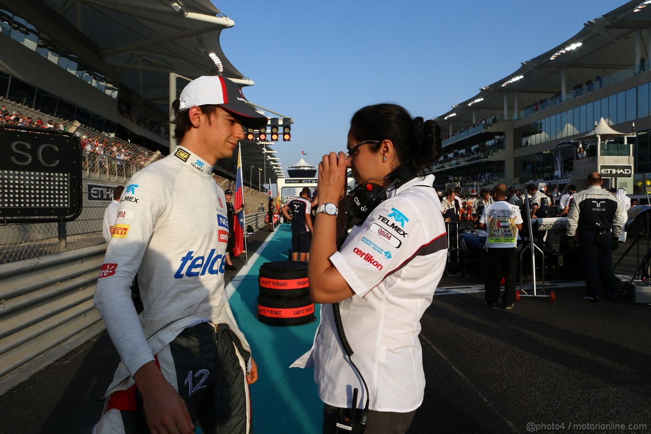 GP ABU DHABI, 03.11.2013- Gara, Esteban Gutierrez (MEX), Sauber F1 Team C32