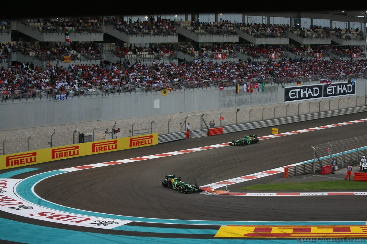 GP ABU DHABI, 03.11.2013- Gara, Charles Pic (FRA) Caterham F1 Team CT03